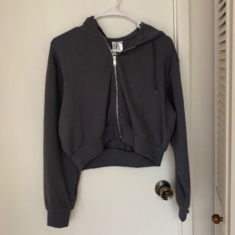 H&M Short Hooded Sweatshirt Jacket